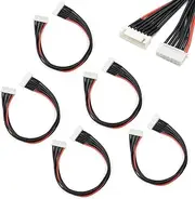 elechawk 7 Pin JST-XH 6S Balance Plug Extension Lead Wire 200mm 5 PCS for LiPo Battery Balance Charging 22AWG Silicone (6S)