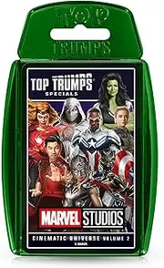 Top Trumps Marvel Cinematic Universe Vol. 2 Card Game, Find Out How Strong The Mighty Thor is, or How Agile Spider-Man is!