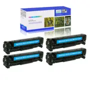 4 PACK - Cyan CE321A Toner for HP 128A Color Laserjet Pro CP1525NW CM1415FN MFP