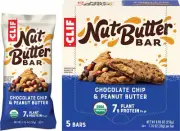CLIF Nut Butter Bar Chocolate Chip & Peanut Butter 50g (Pack of 5)