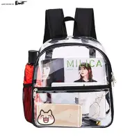 在飛比找蝦皮購物優惠-Transparent PVC Backpack Women