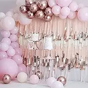 Ginger Ray Mix It Up Arch Balloon, Pink/Rose Gold