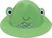 [Gogogmee] 1pc Cartoon Children's Fisherman Hat Fishing Hat Sun Blocking Cap Outdoor Cap for Children Combo Plate Blue Child Polyester Pearlescent Cap for Children