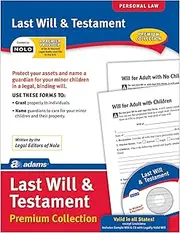Adams Last Will and Testament, Forms and Instructions, Includes CD (LF235)