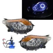 Fits Mitsubishi TRITON L200 MK5 15-Present Guide LED Angel-Eye Headlight BK RHD