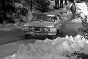 Anders Kullang and Claes Goran Andersson Opel Ascona A 1973 Old Photo