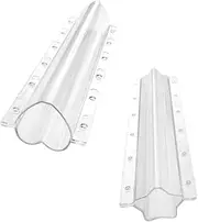 INOOMP 2Pcs Cucumber Shaping Molds Heart Star Vegetable Growing Tools for Themed Parties Durable High Temperature Resistant Creative Fruit Decoration Molds