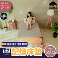 在飛比找momo購物網優惠-【BOSS BEDDING 小老闆寢具】單人3尺吸濕排汗記憶