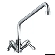 Sunmixer Deck Mounted Faucet with 2 side-handles - Taps and Rinse Jets (T20138) - T20138
