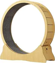 Cat Exercise Wheel Toy Running Exerciser Treadmill Scratcher Board|Cat, Kitten Running Spinning and Scratching Fun Wheel - 87cm