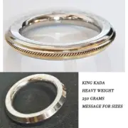 Sikh Kara Stainless Steel Kada CHUNKY Lines Bangle Singh Khalsa New Bracelet 2.8