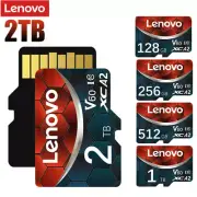 High Speed Lenovo Memory Card 1TB 2TB Micro SD Card V60 U3 TF Card with Adapter