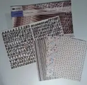 NEW Creative Memories - Parfait Confections ABC/123 Stickers - Retired NLA