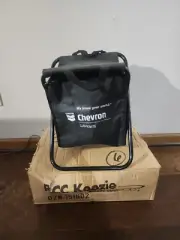4 x Koozie Folding Backpack Cooler Chair Chevron
