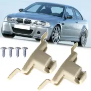 Enhanced 2x Sun Visor Clips Holder Mount for BMW E46 E38 E39 E53 Beige