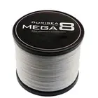 Dorisea 8 Strands White Braid MEGA 8 PE Dynema Braided Fishing line 100m-2000m