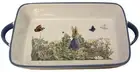 Beatrix Potter Peter Rabbit Rectangle Serving Handled Casserole Baking Dish