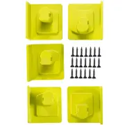 5Pcs Power Tool Mount Holder Plastic Electric Tool Battery Dock Hanger❆