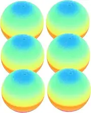 UPKOCH Handball for Beach Playground Ball Pit Pool Balls Mini Basketball Hoop Inflatable Rainbow Pit Balls Outdoor Balls Foam Ball Pit Dodgeball Kickball Colorful