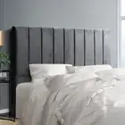Artiss Bed Head Headboard Double Velvet - VELA Grey