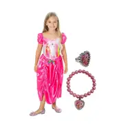 Mattel Barbie Box Set Costume Kids Dress Up Party Halloween Outfit Size 3-5y