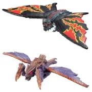 BANDAI Godzilla Movie Monster Series Battra Imago & Megaguirus Soft Vinyl Figure