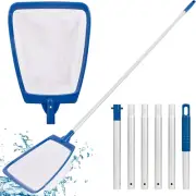 Pool Skimmer Net with Pole, Ultra Fine Mesh Pool Nets for Cleaning with Pole, Se