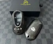 Premium Genuine Carbon Fiber Key Fob Cover Case Fit For Mercedes W206 C43