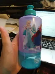 Disney Frozen Snack On the Go Container and Sport Cup Bottle In One For Travel