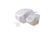 2PK Locknlock Cat Dog Pet Dry Food Airtight Storage Container w Scoop Set Yellow