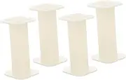 ERINGOGO 4pcs Coil Winding Racks Audio Cable Tape Headphone Cord Bar Cable Speakers Barre De Son Pole Audio Tiebacks Headphones Poles Net Winder Rods Soundbar Outlet Wire Hooks White Abs