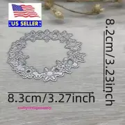 Winter snowflake wreath metal craft die cut cutting paper machine cutters dies