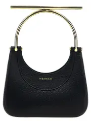 [Mcqueen] Mcqueen-Mini Cross-Bar Borse A Mano Nero-Donna OS Black