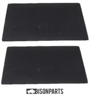 *FORD TRUCK RUBBER MUDFLAP 20" X 12" (508 X 305MM) PLAIN BLACK BP83-102/2