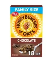 Post Honey Bunches of Oats Chocolate, Made with Whole Grain Cereal, Breakfast