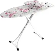 Pro Ironing Board Household Folding Ironing Board with Telescopic Steam Iron Rest, Large Vertical Ironing Plate for Sewing Craft Room Household Adjustable Ironing Board