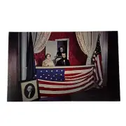 Vintage Postcard Lincoln Assassination Wax Museum Gettysburg Unposted USA 1970's