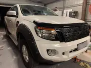 TRADIESCHOICE Matte Black Jungle Fender Flares for Ford Ranger PX1 2012-2015 - Style and Durability Combined