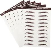 VINTORKY Embroidered Eyebrow Stickers 3d Temporary Brow Makeup Brow Sticker Set
