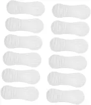 PERSELOSO Baby Gauze Diaper Pads 12pcs Reusable Washable Diaper Liners for Newborns Soft Muslin Breathable Peanut Shape Design