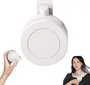 AZURAOKEY Mini Bladeless Fan Clip On – Portable Bladeless Mini Fan with 3 Speeds, Silent & Rechargeable, Hands-Free Waist Clip for Outdoor, Travel & Office Use