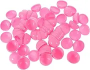 Zerodeko 50 Pcs Mini Balls, Plastic Hollow Bingo Balls, Plastic Raffle Drawing Balls, Raffle Balls Round Capsules Game Balls Props for Party Game