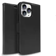 Tough On Magnetic Detachable Leather Phone Case for iPhone 13 Pro Max - Black