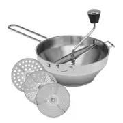Avanti 19cm Stainless Steel Rotary Food Mill f/Baby Food/Puree Maker w/3 Discs
