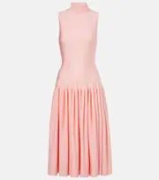 [Alaia] Alaïa Godet midi dress AU 8 purple