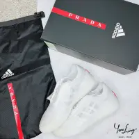 在飛比找Yahoo!奇摩拍賣優惠-【Luxury】Adidas & Prada聯名 球鞋 白色