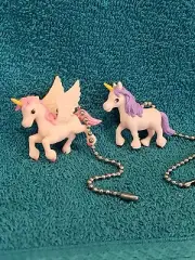 Unicorn Light Pull and Fan Pull Set - Unicorn decor - Unicorns