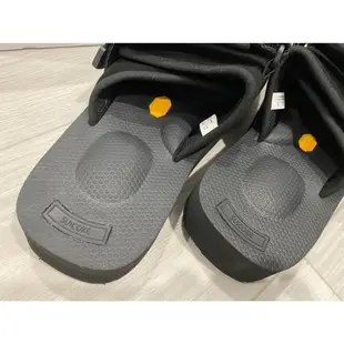 SUICOKE MOTO VS 拖鞋 潮牌 潮流 時尚 黃金大底 VIBROM US9 黑 BLACK 陳冠希 藤原浩