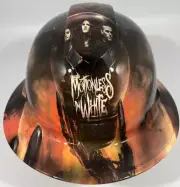 New Full Brim Hard Hat Custom Hydro Dipped MOTIONLESS WHITE