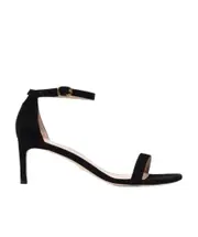 One word with high-heeled sandals 35,35.5 Black